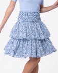 Zena Skirt 23" (Blue/Black) - Skirt - Yakira Bella