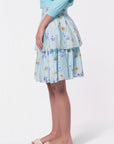 Zena Skirt 23" (Mint/Purple) - Skirt - Yakira Bella
