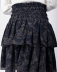 Zena Skirt (Black Ground) 20" - Skirt - Yakira Bella