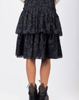 Zena Skirt (Black Ground) 23" - Skirt - Yakira Bella