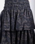 Zena Skirt (Black Ground) 23" - Skirt - Yakira Bella