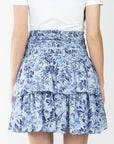 Zena Skirt (Blue/Multi) 20" - Skirt - Yakira Bella