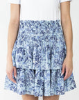 Zena Skirt (Blue/Multi) 20" - Skirt - Yakira Bella