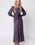 Audrey Dress Long Sleeve (Purple Multi)