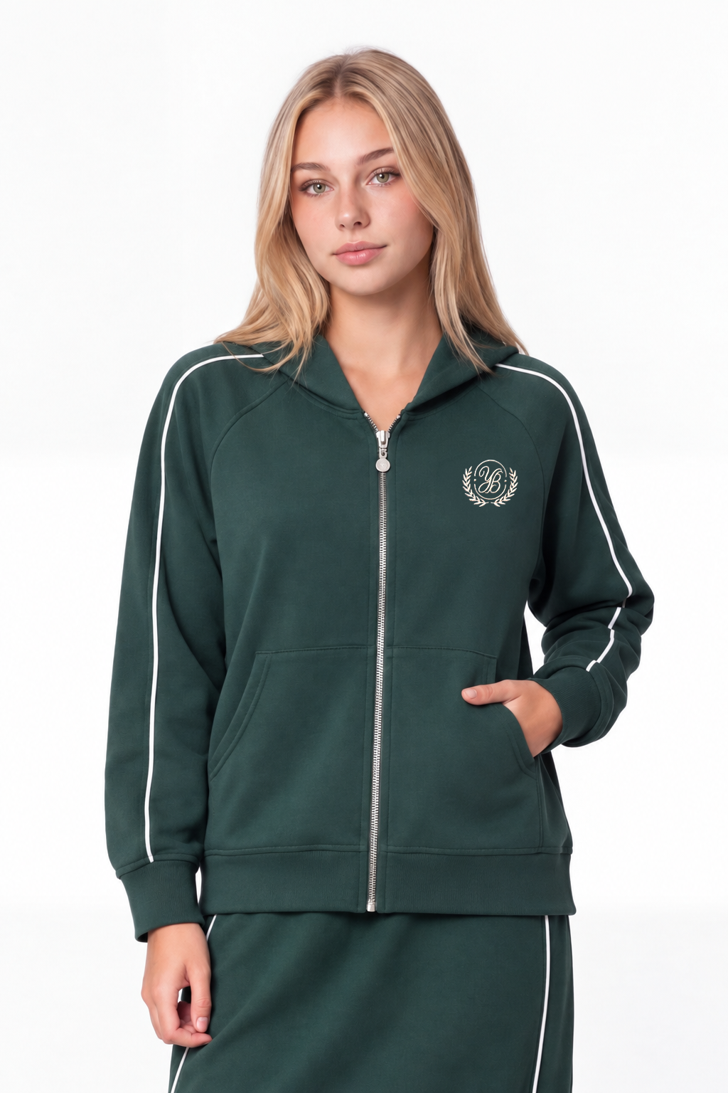 Rio Full-Zip Hoodie (Dark Green)
