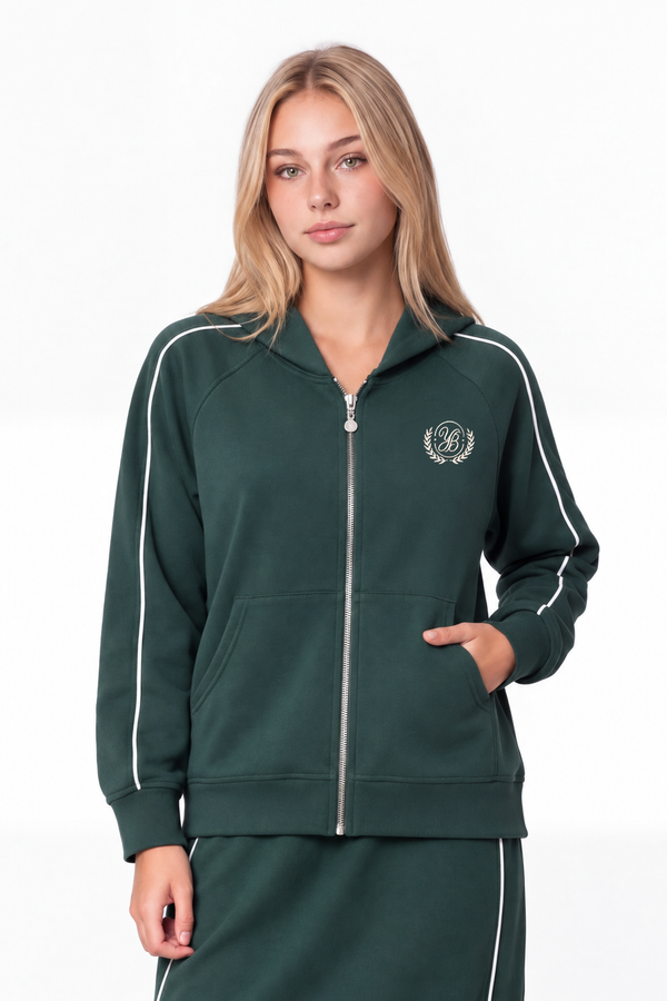 Rio Full-Zip Hoodie (Dark Green)