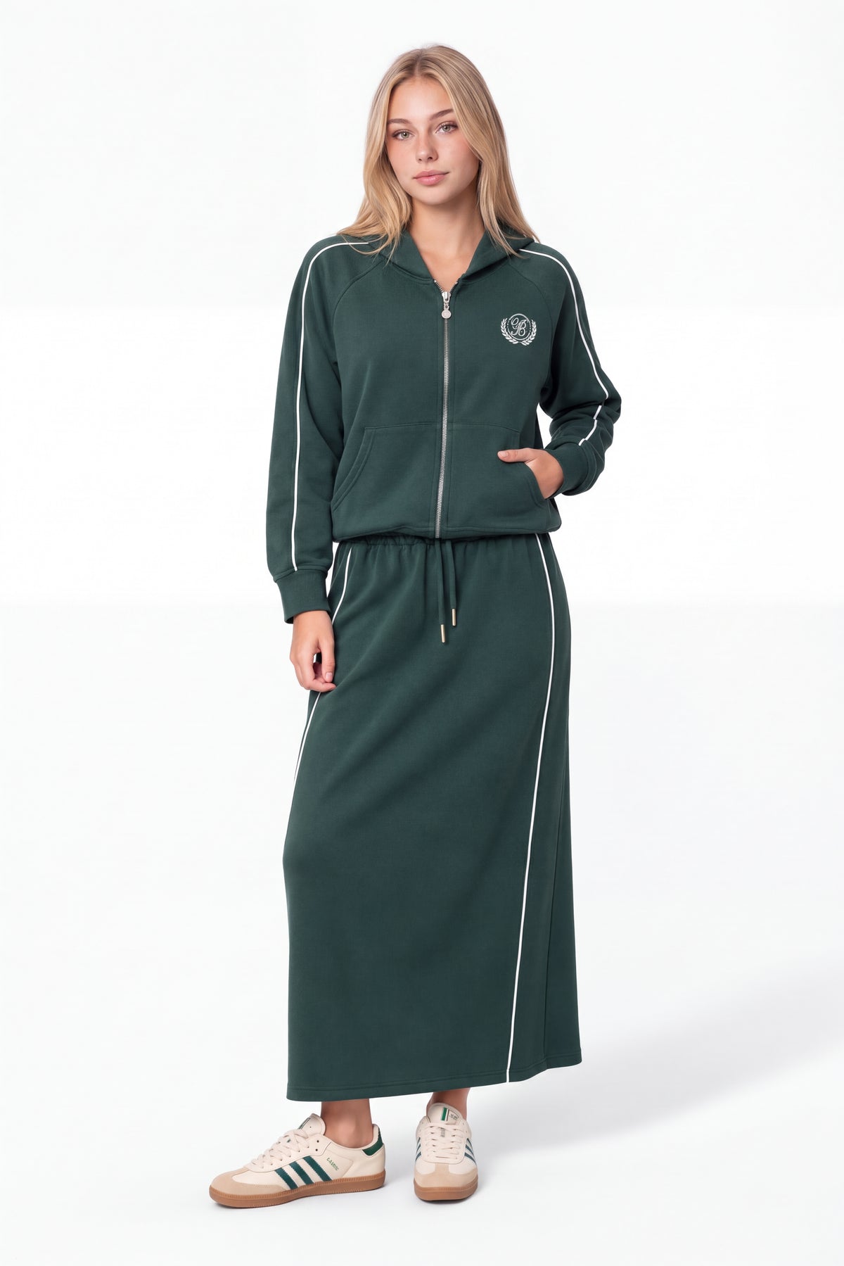 Rio Full-Zip Hoodie (Dark Green)