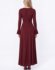 Paolina Dress (Burgundy)