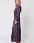Audrey Dress Long Sleeve (Purple Multi)
