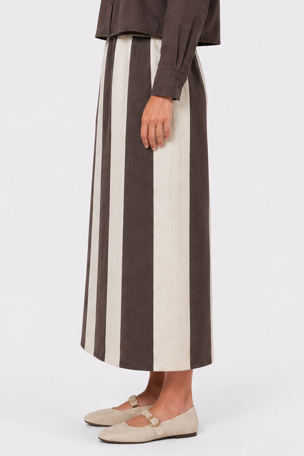 Dylan Skirt (Brown Ivory)