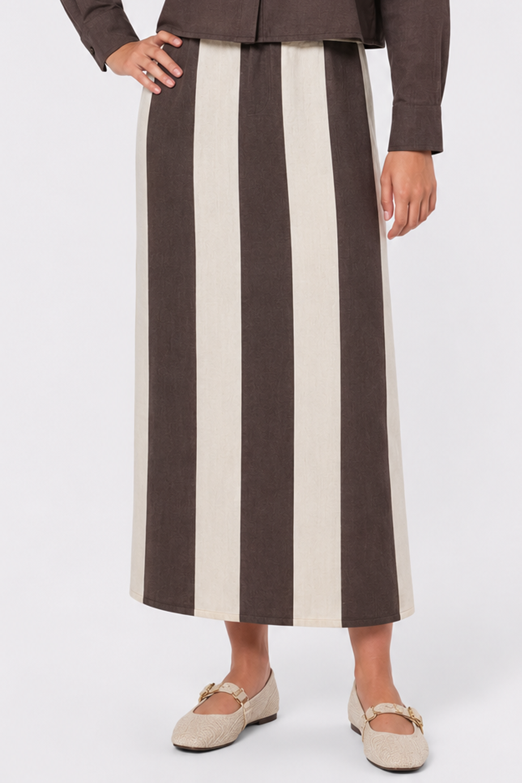 Dylan Skirt (Brown Ivory)