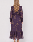 Evelyn Dress (Purple Khaki)