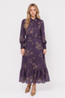 Evelyn Dress (Purple Khaki)
