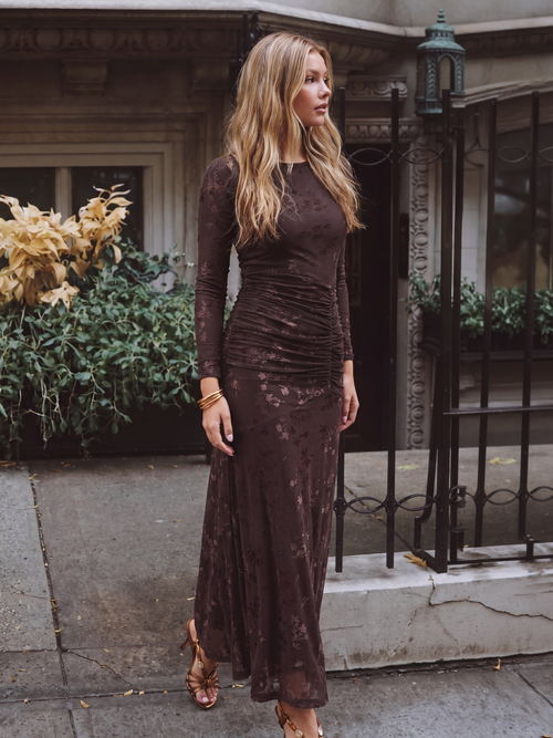 Juliana Dress (Brown)