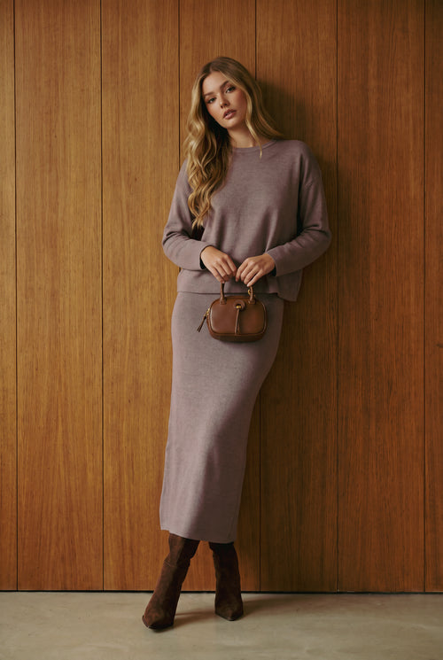 Medina Top (Brown) + Medina Skirt (Brown)