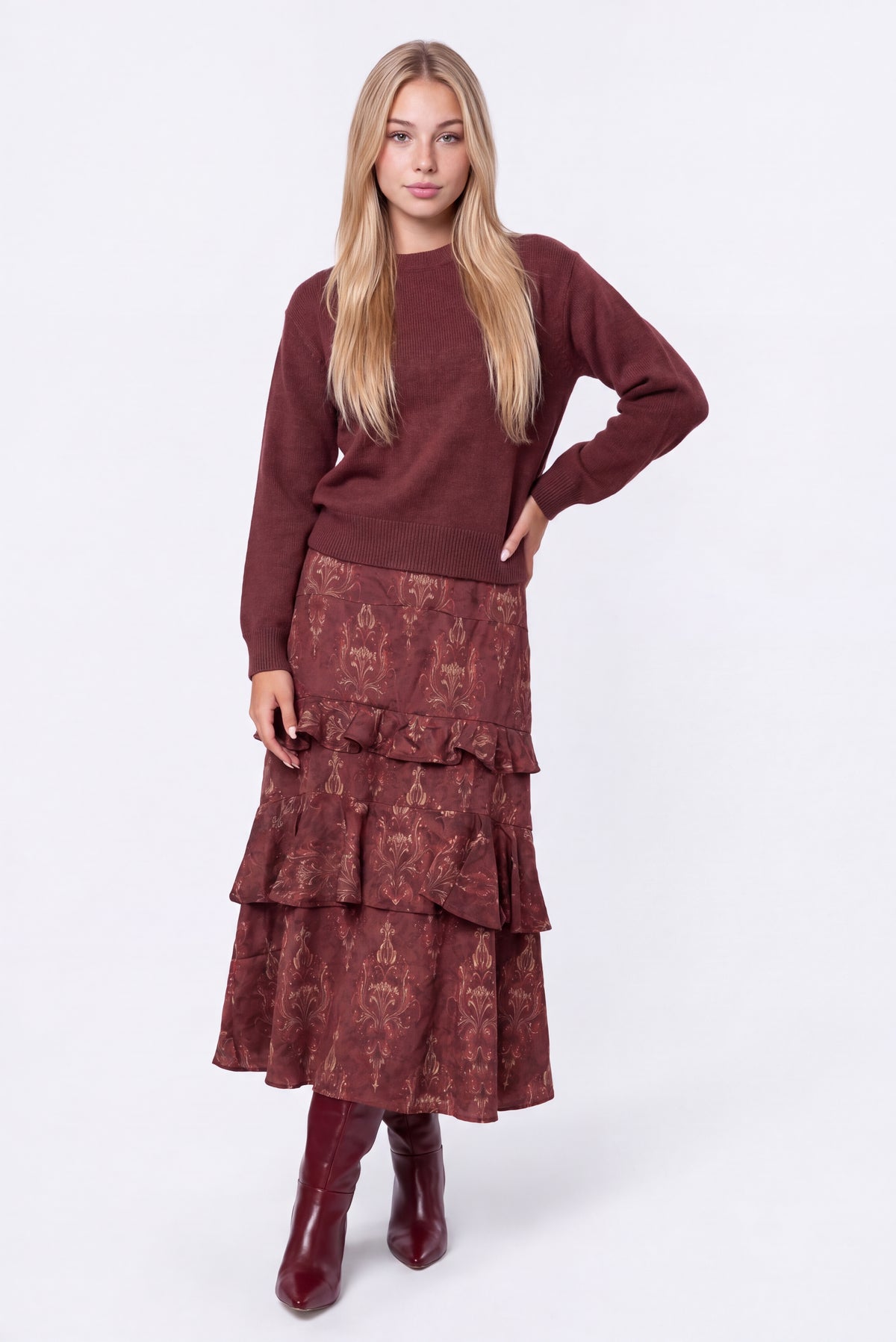 Leydis Skirt (Raspberry)