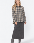 Mel Top (Brown Plaid)