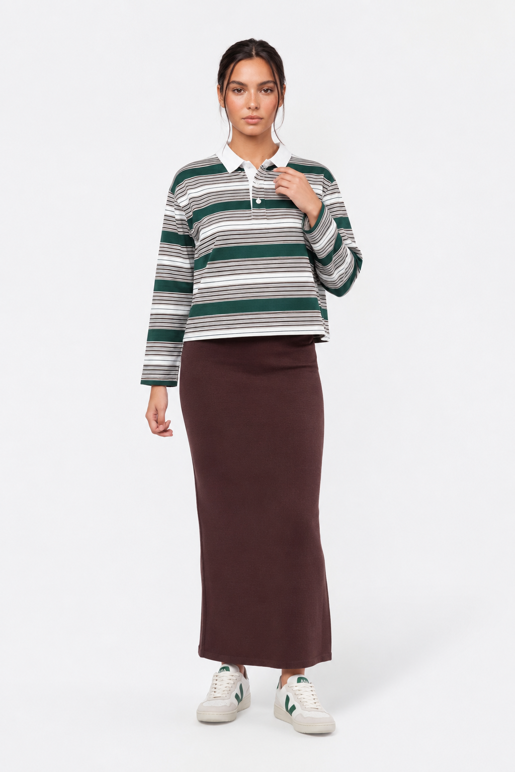 Bennie Top (Green Brown)