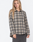 Mel Top (Brown Plaid)