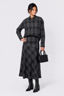 Marianne Top (Black Plaid)