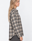 Mel Top (Brown Plaid)