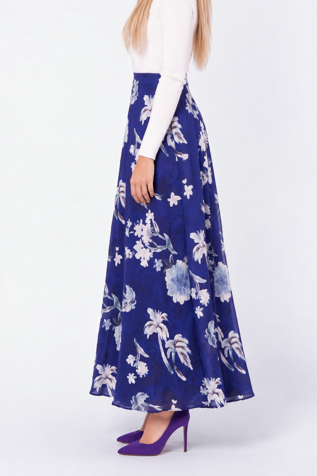 Lisa Skirt (Purple Blue)