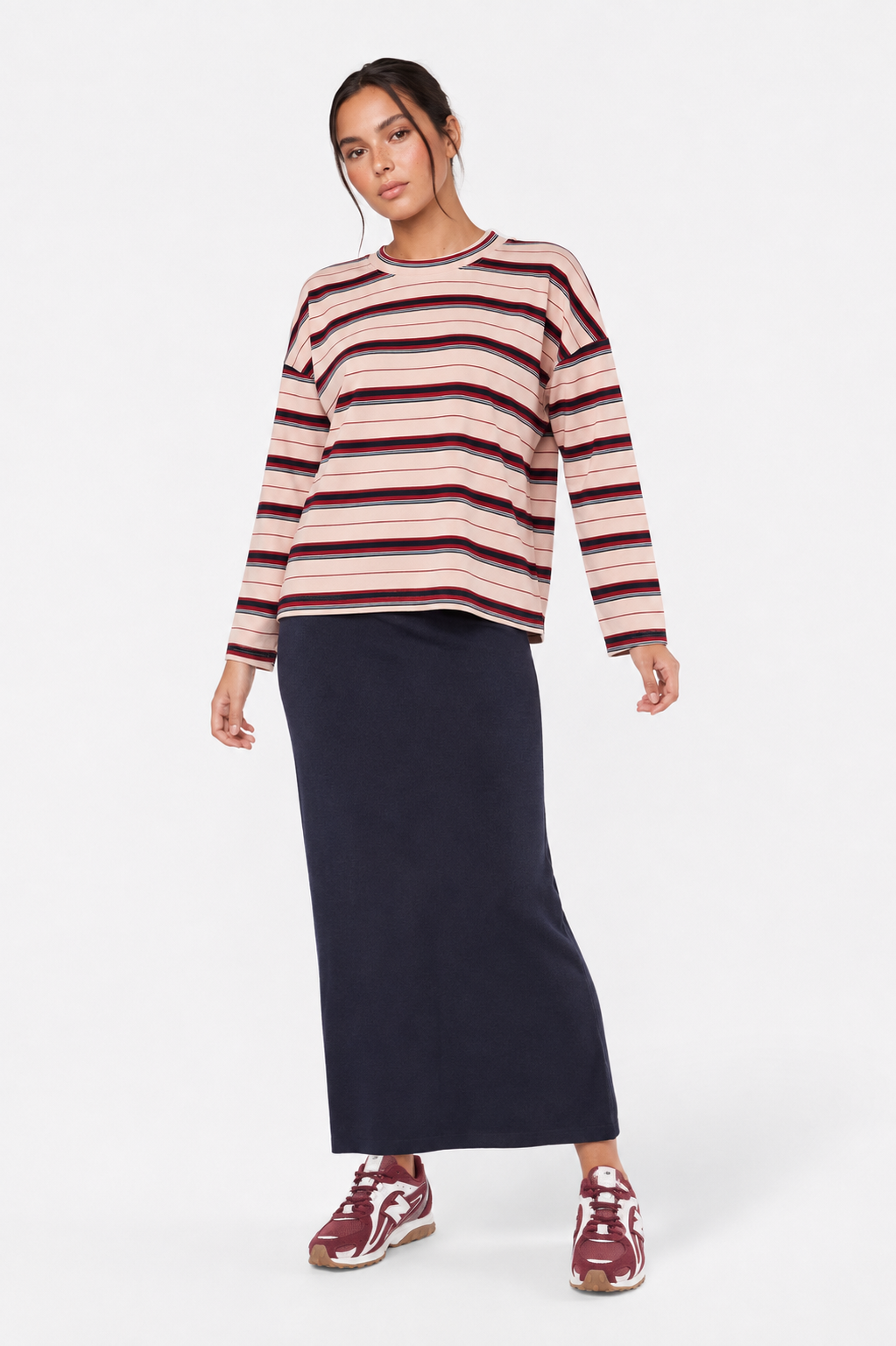 Elka Top (Pink Navy)
