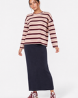 Elka Top (Pink Navy)
