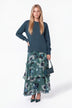 Leydis Skirt (Green Purple)
