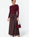 Bonita Skirt (Burgundy)