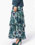 Leydis Skirt (Green Purple)