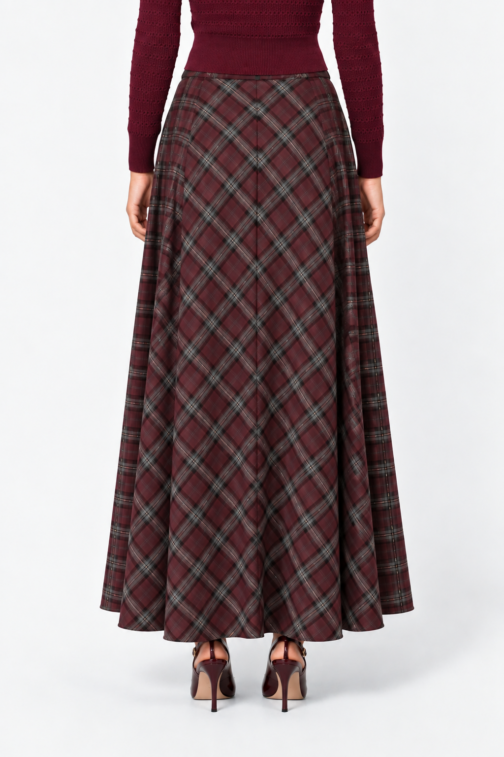 Bonita Skirt (Burgundy)