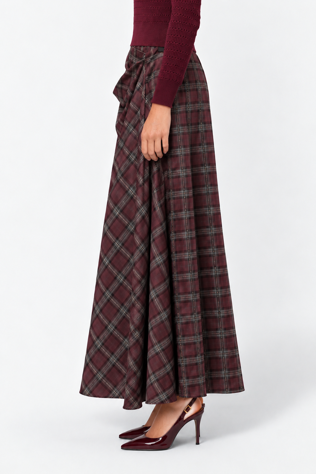 Bonita Skirt (Burgundy)