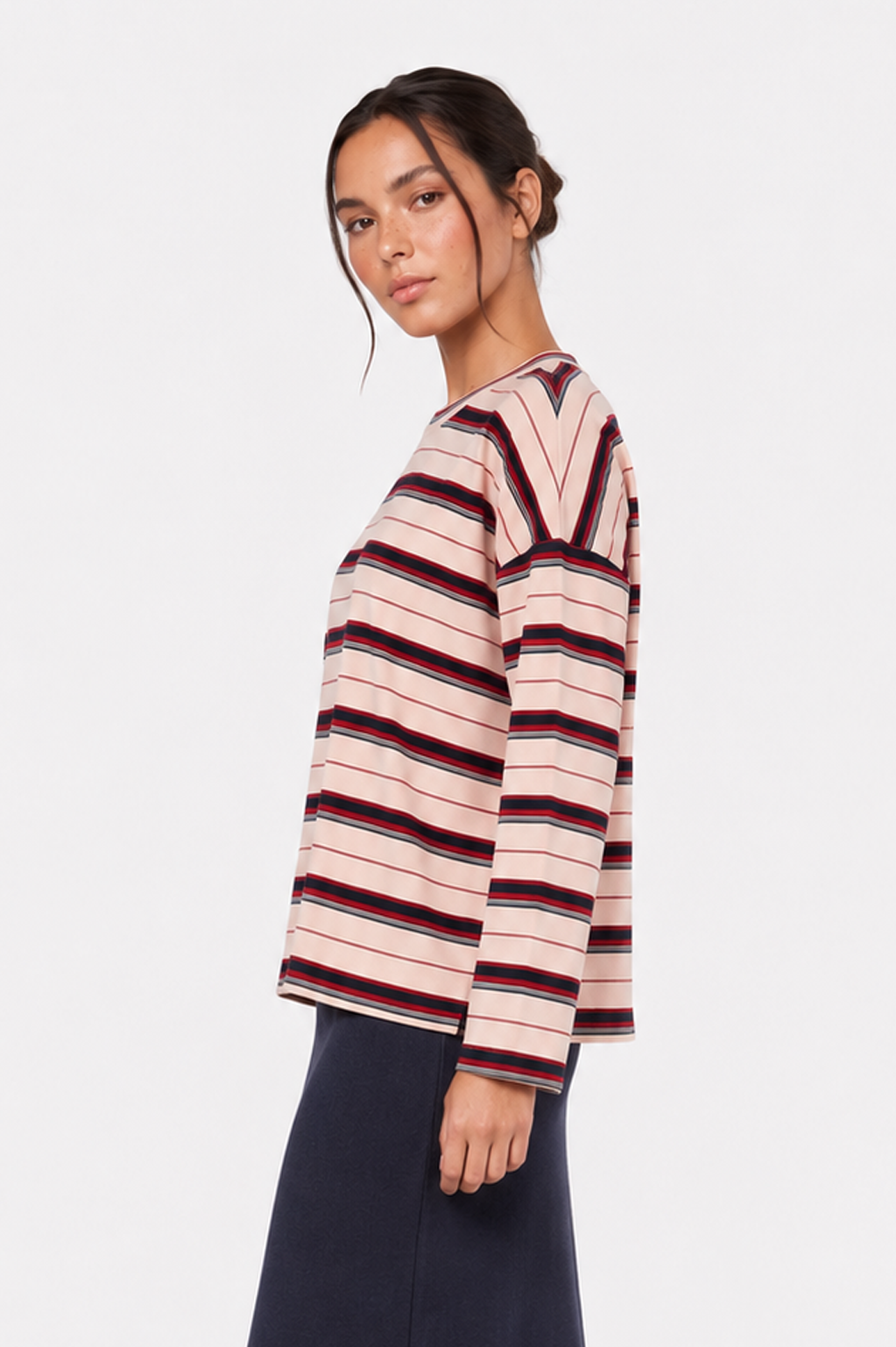 Elka Top (Pink Navy)