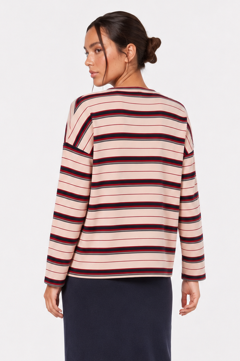 Elka Top (Pink Navy)
