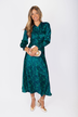 Audrey dress Long Sleeve (Green/ Dark Green)