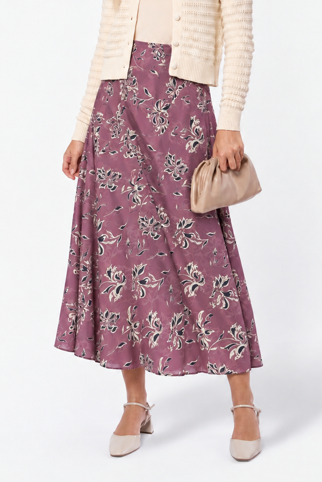 Lisa Skirt (Plum Grey)