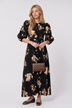 Patricia Dress (Black Ground)