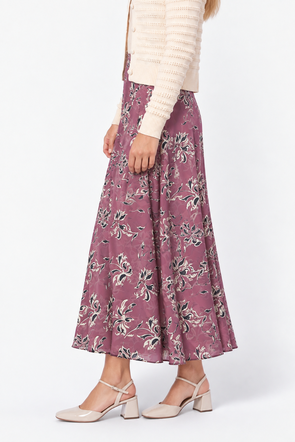 Lisa Skirt (Plum Grey)