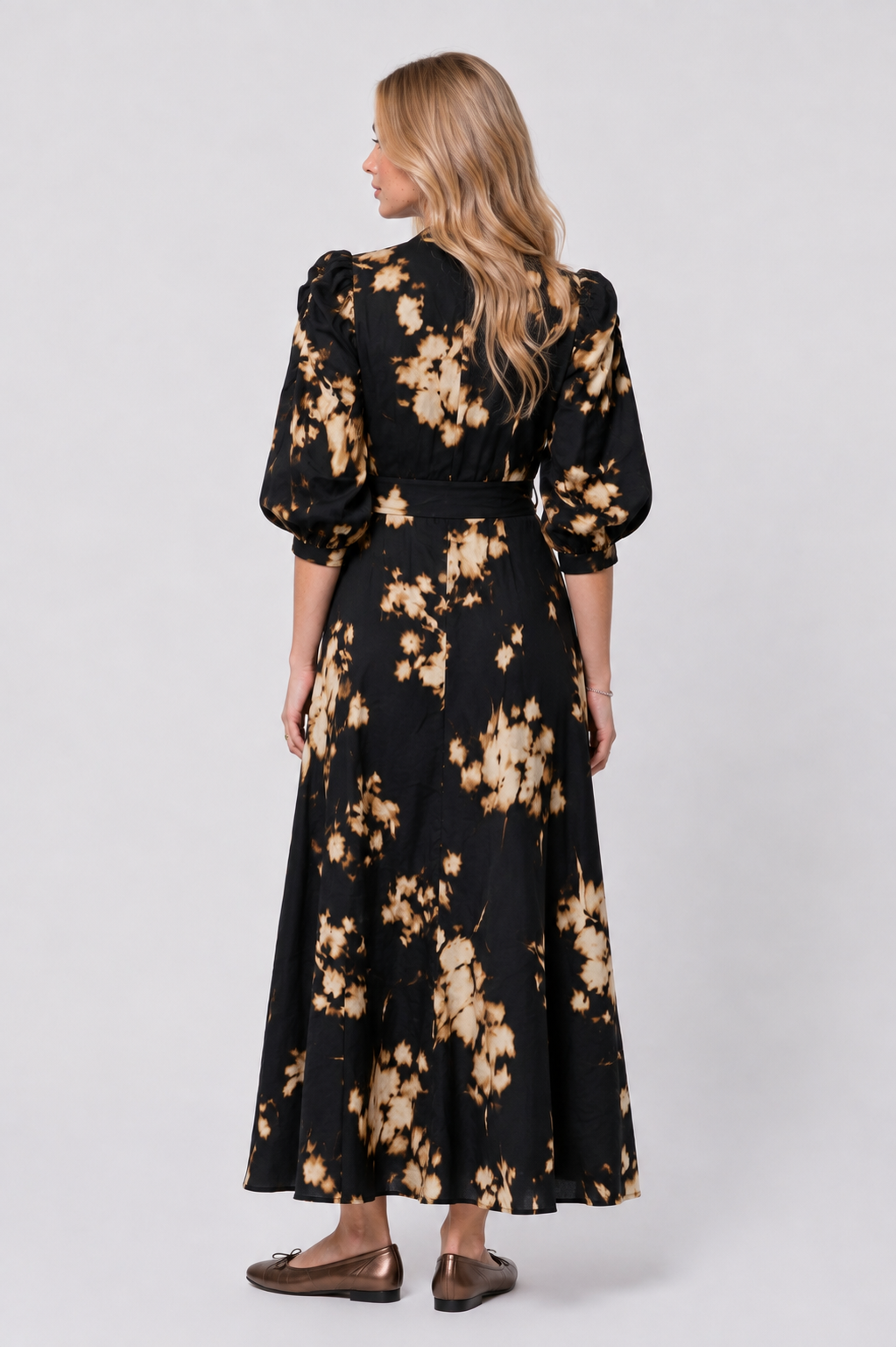 Patricia Dress (Black Ground)