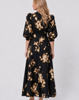 Patricia Dress (Black Ground)