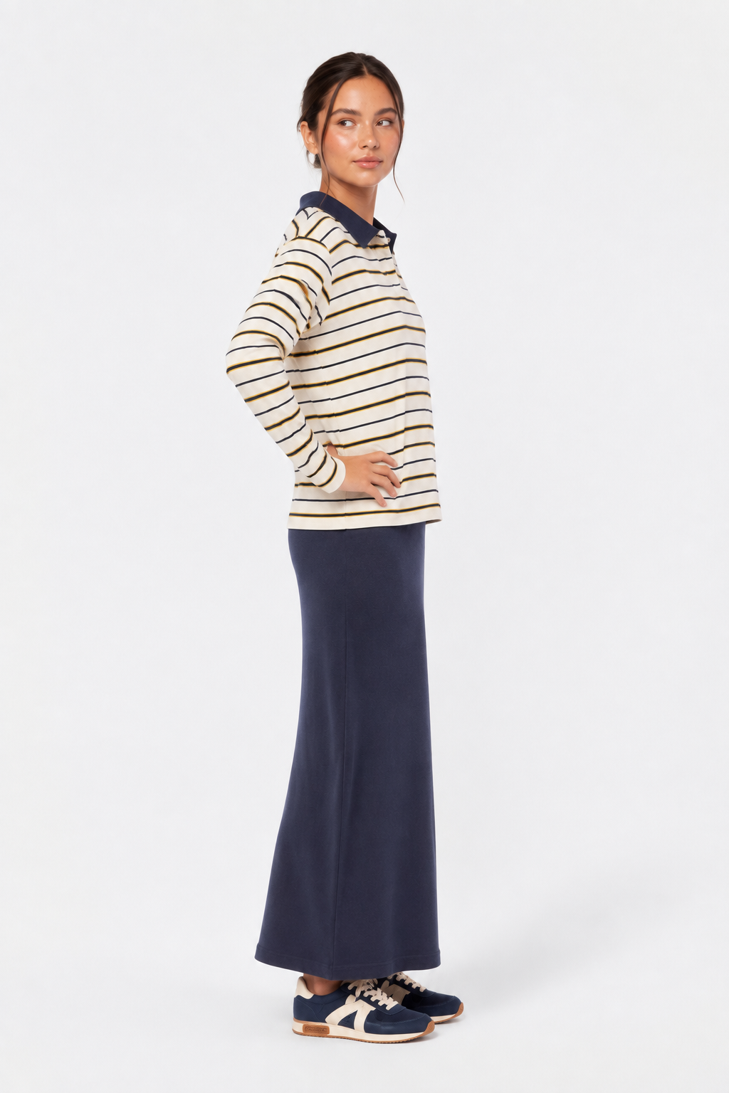 Bennie Top (Ivory Navy)
