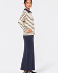 Bennie Top (Ivory Navy)