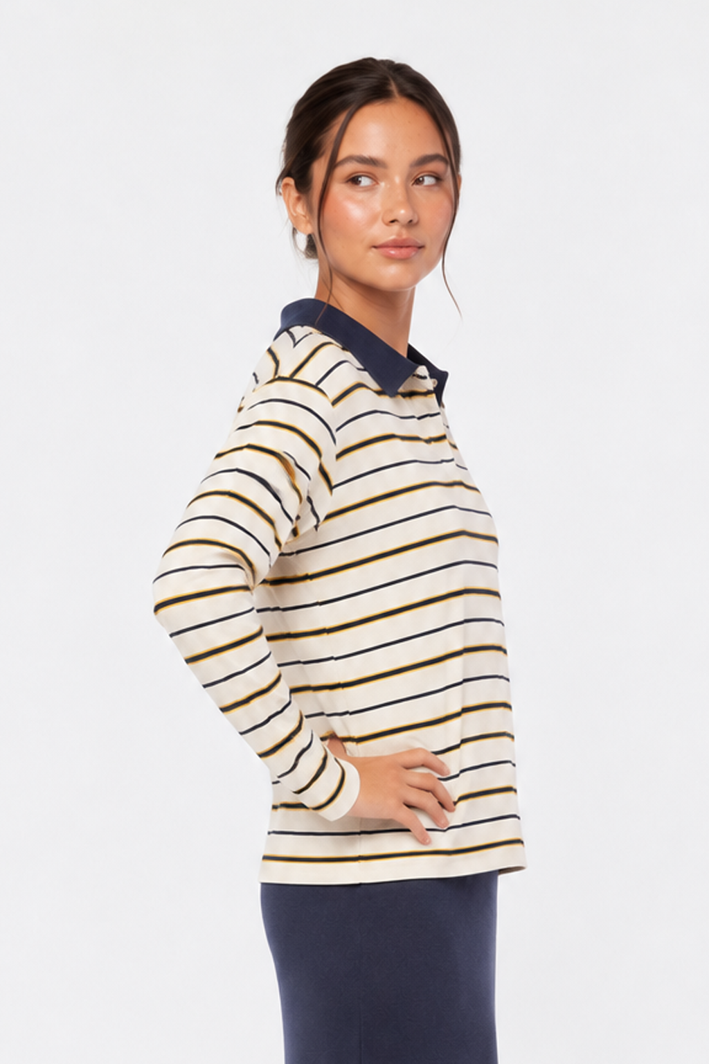 Bennie Top (Ivory Navy)