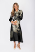 Audrey dress Long Sleeve (Black/White)