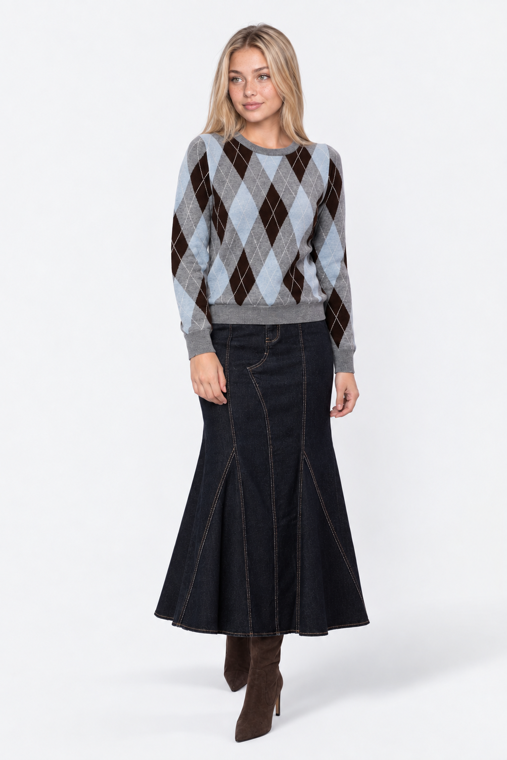 Arden Skirt (Dark Blue)