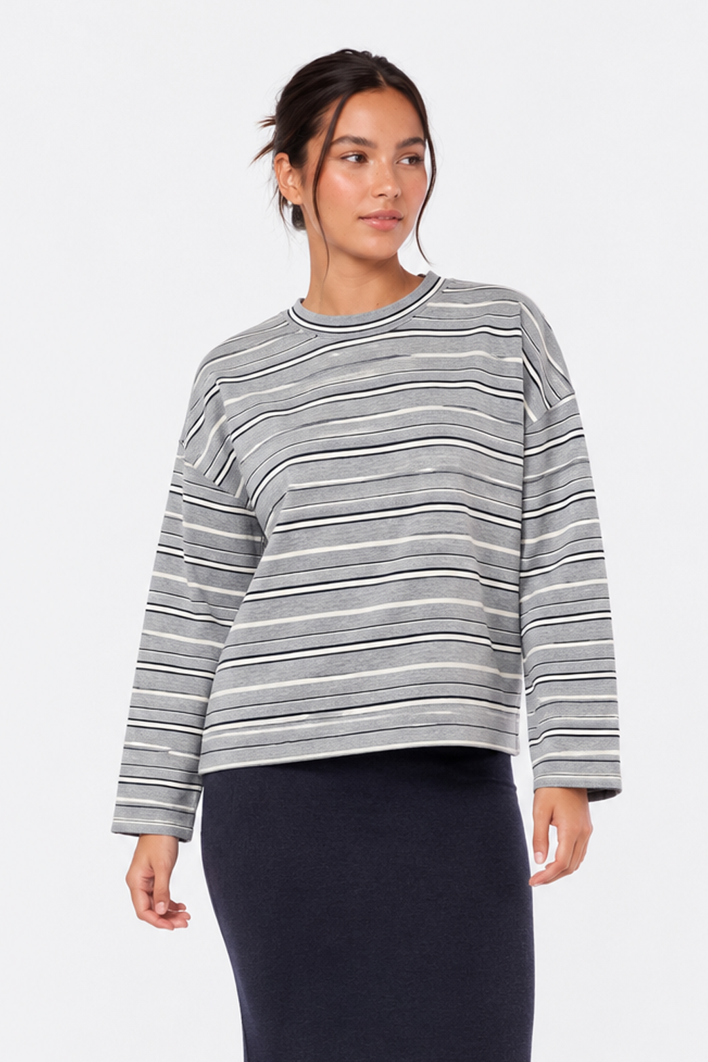 Elka Top (Grey Navy)