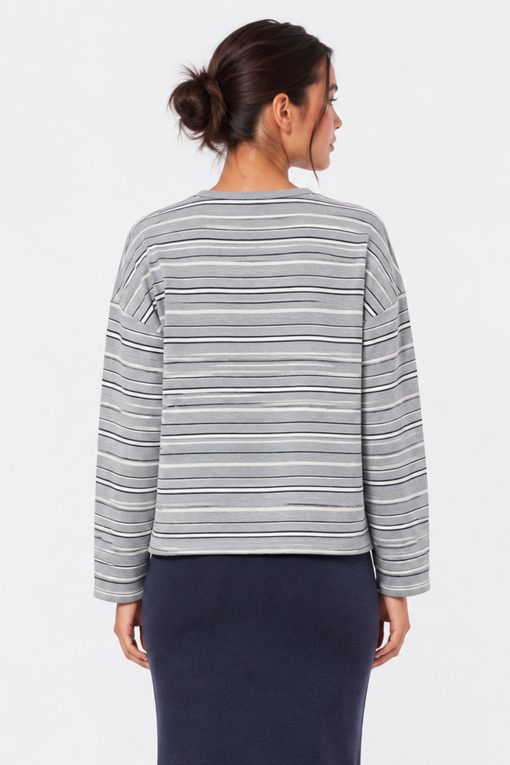 Elka Top (Grey Navy)