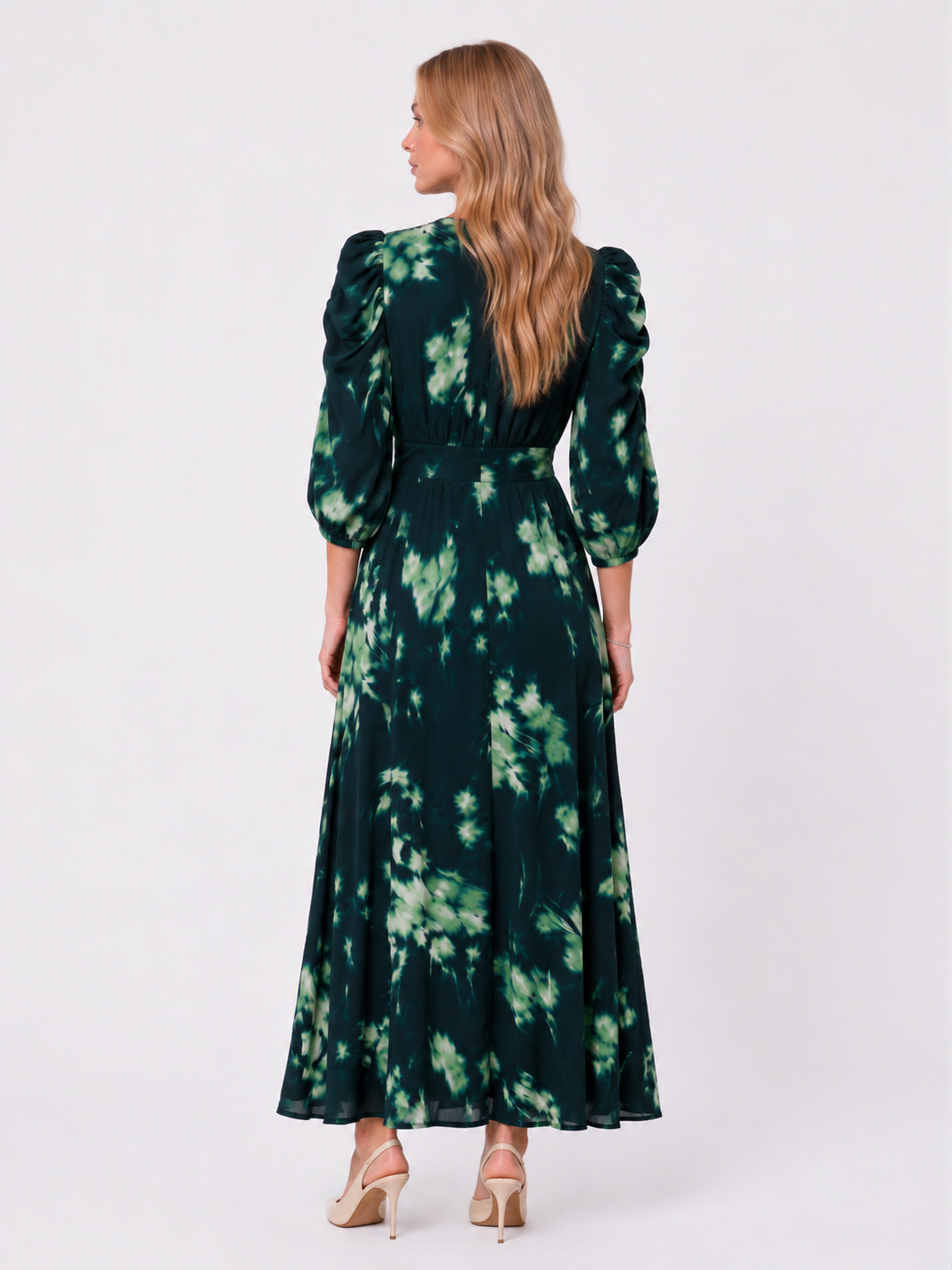 Patricia Dress (Green Ground)