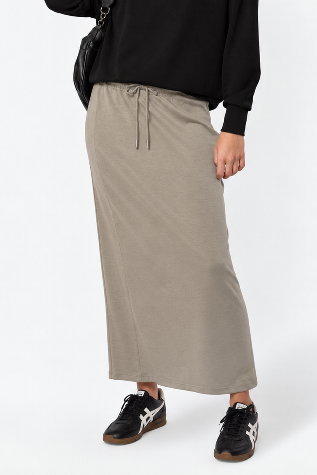 Mina Skirt 35" (Light Beige)